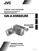 Предварительный просмотр 1 страницы JVC GR-AXM88UM Instruction Manual