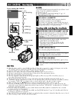 Предварительный просмотр 15 страницы JVC GR-AXM88UM Instruction Manual