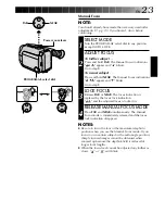 Предварительный просмотр 23 страницы JVC GR-AXM88UM Instruction Manual