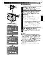 Предварительный просмотр 27 страницы JVC GR-AXM88UM Instruction Manual