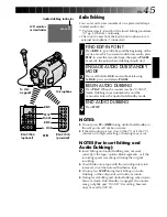 Предварительный просмотр 45 страницы JVC GR-AXM88UM Instruction Manual