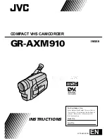 Предварительный просмотр 1 страницы JVC GR-AXM910 Instructions Manual