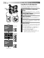 Предварительный просмотр 54 страницы JVC GR-AXM910 Instructions Manual