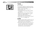 Preview for 40 page of JVC GR-AXM917UM Instructions Manual