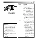 Preview for 25 page of JVC GR-AXM99UM Instructions Manual