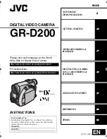 Предварительный просмотр 1 страницы JVC GR-D200 Instructions Manual