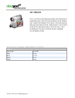 Предварительный просмотр 1 страницы JVC GR D239 Datasheet