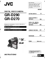 Preview for 1 page of JVC GR-D270 Instructions Manual