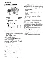 Предварительный просмотр 34 страницы JVC GR-D33 - MiniDV Camcorder With 16x Optical Zoom Instructions Manual