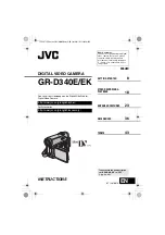 JVC GR-D340 Instructions Manual preview