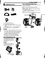 Preview for 11 page of JVC GR-D350 - MiniDV Camcorder w/32x Optical Zoom Getting Started