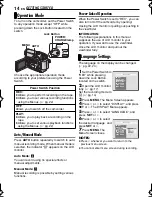 Preview for 14 page of JVC GR-D350 - MiniDV Camcorder w/32x Optical Zoom Getting Started