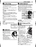 Preview for 15 page of JVC GR-D350 - MiniDV Camcorder w/32x Optical Zoom Getting Started