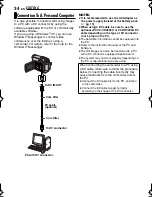 Preview for 34 page of JVC GR-D350 - MiniDV Camcorder w/32x Optical Zoom Getting Started