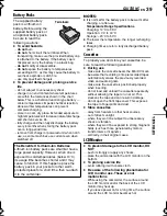 Preview for 39 page of JVC GR-D350 - MiniDV Camcorder w/32x Optical Zoom Getting Started