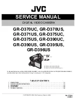 JVC GR-D370UC Service Manual preview