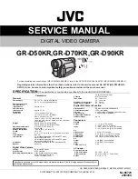 Preview for 1 page of JVC GR-D50KR Service Manual