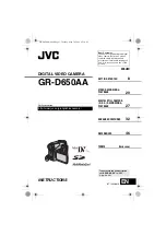 JVC GR-D650AA Instructions Manual предпросмотр