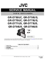 Preview for 1 page of JVC GR-D750UC Service Manual