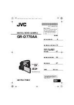 JVC GR-D770AA Instructions Manual предпросмотр