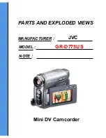 JVC GR-D775 - GR D775U Camcorder Manual предпросмотр