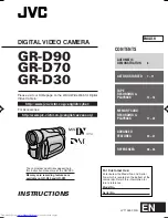 JVC GR D90U - MiniDV Camcorder With 3.5" LCD Instructions Manual preview