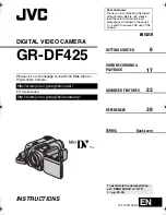 Preview for 1 page of JVC GR-DF425 Instructions Manual