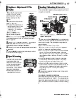 Предварительный просмотр 17 страницы JVC GR-DF428 Instructions Manual