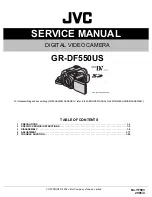 JVC GR-DF550US Service Manual preview