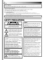 Предварительный просмотр 2 страницы JVC GR-DV1800 Instructions Manual