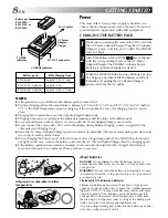 Предварительный просмотр 8 страницы JVC GR-DV1800 Instructions Manual