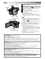 Предварительный просмотр 40 страницы JVC GR-DV1800 Instructions Manual