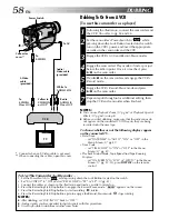 Предварительный просмотр 58 страницы JVC GR-DV1800 Instructions Manual