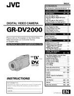 JVC GR-DV2000 Instructions Manual предпросмотр