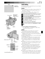 Предварительный просмотр 71 страницы JVC GR-DV2000 Instructions Manual