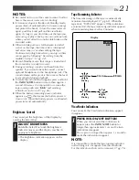 Предварительный просмотр 21 страницы JVC GR-DV3 Instructions Manual