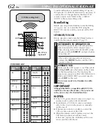 Предварительный просмотр 62 страницы JVC GR-DV3 Instructions Manual