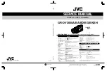 JVC GR-DV3000A Service Manual предпросмотр