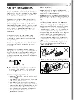 Предварительный просмотр 3 страницы JVC GR-DV808 Instructions Manual