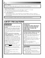 Preview for 2 page of JVC GR-DVF10 Instructions Manual