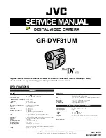 JVC GR-DVF31UM Service Manual preview