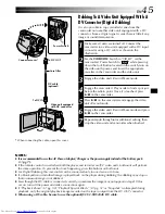 Preview for 45 page of JVC GR DVL 200 Instructions Manual