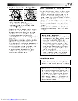 Preview for 75 page of JVC GR DVL 200 Instructions Manual