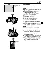 Предварительный просмотр 43 страницы JVC GR-DVL120 Instructions Manual