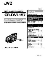 JVC GR-DVL157 Instructions Manual preview