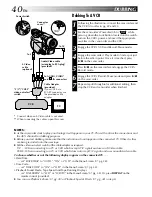 Предварительный просмотр 40 страницы JVC GR-DVL157 Instructions Manual