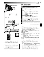 Предварительный просмотр 47 страницы JVC GR-DVL157 Instructions Manual