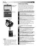 Предварительный просмотр 50 страницы JVC GR-DVL157 Instructions Manual