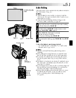 Предварительный просмотр 51 страницы JVC GR-DVL157 Instructions Manual