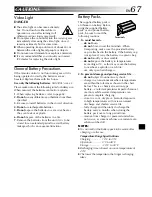 Предварительный просмотр 67 страницы JVC GR-DVL157 Instructions Manual